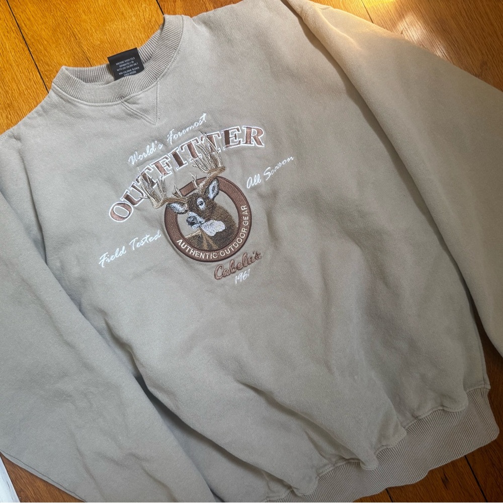Vintage Cabela's Embroidered Crewneck